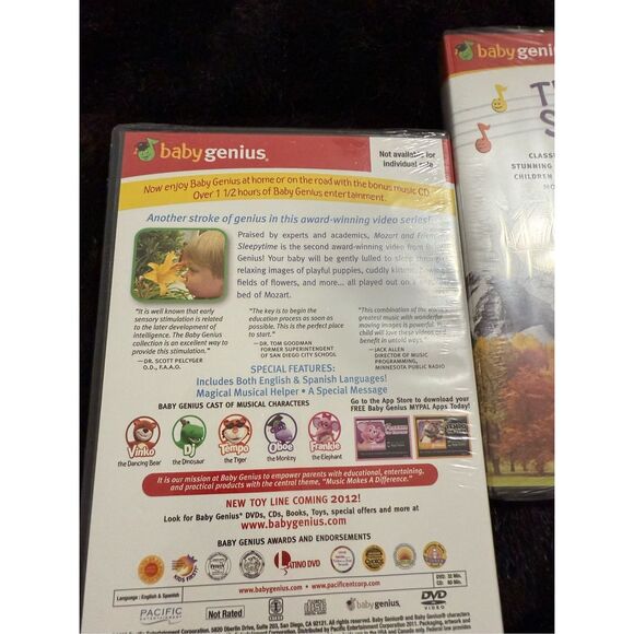 Baby Genius Mozart Friends and Sleepytime Friends , Zoo, seasons [DVd x3 - Picture 6 of 7